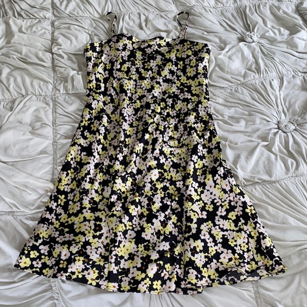 & Other Stories floral mini dress